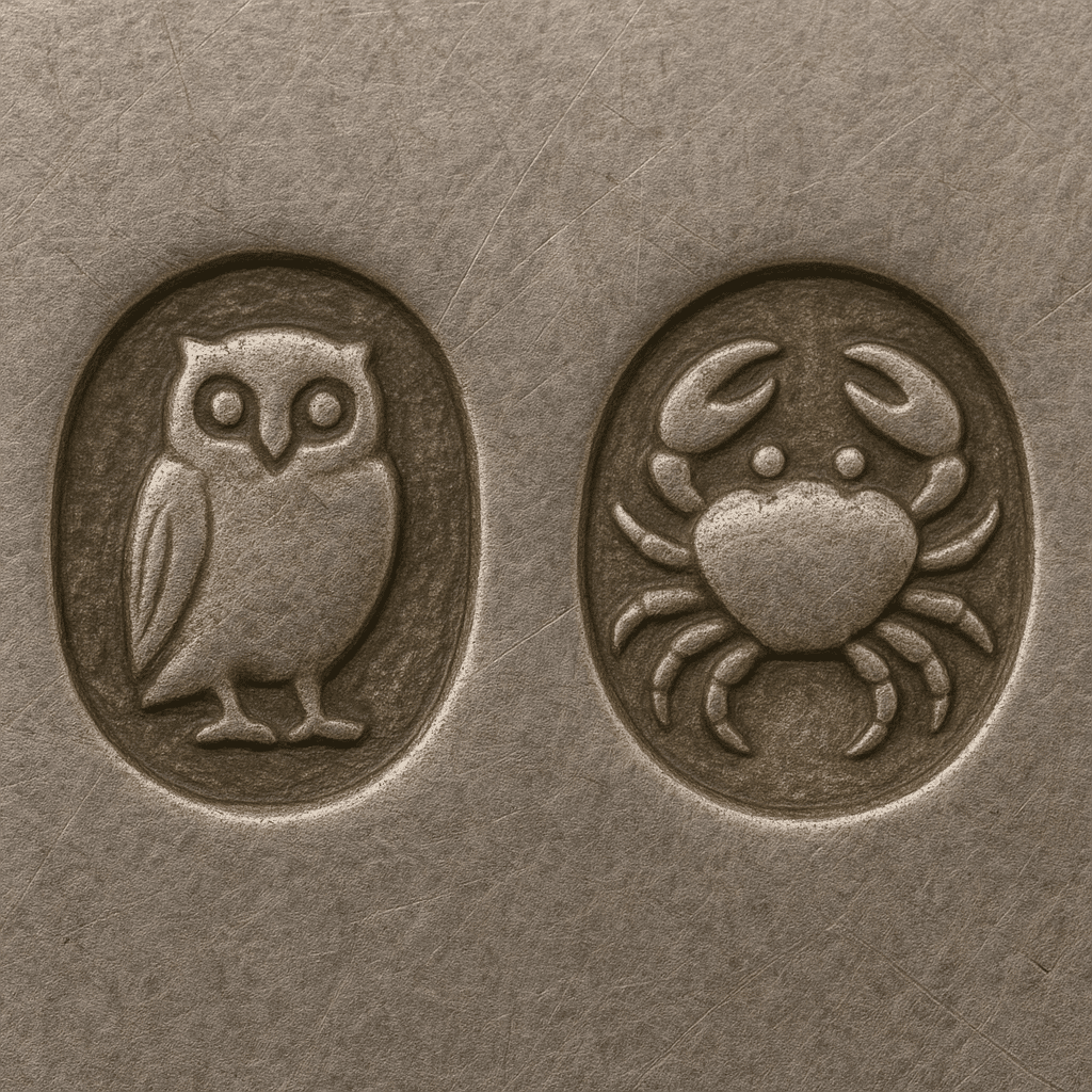 Différence entre poinçon Crabe et poinçon Hibou