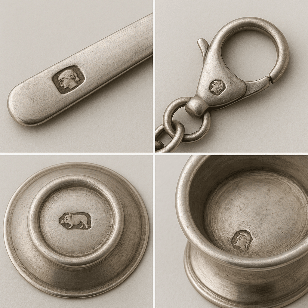 ou sont les poicons des objets en argent et métal argente