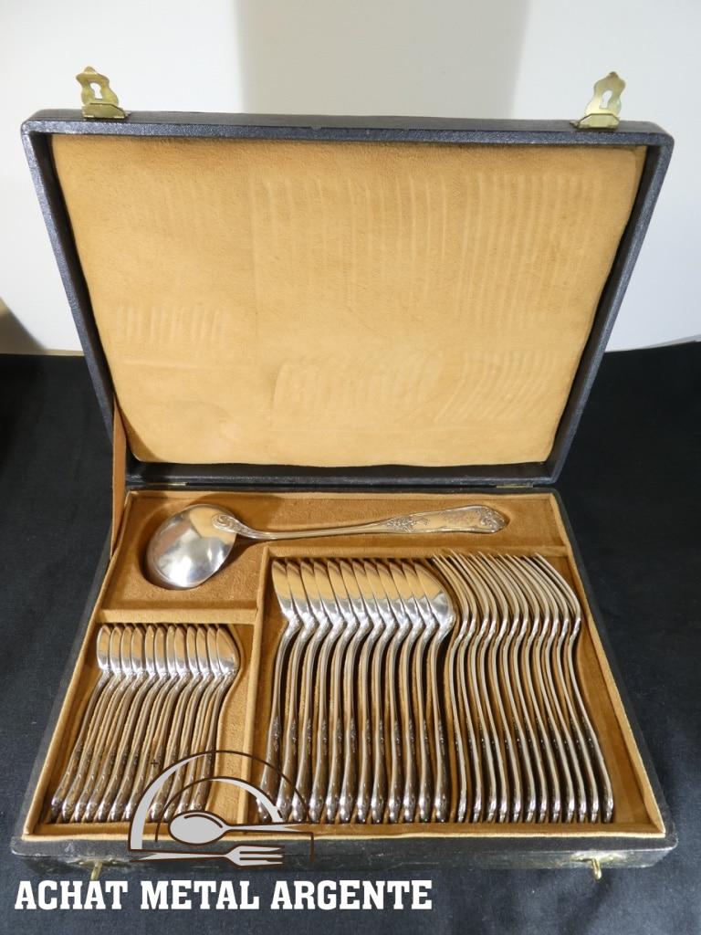 menagere argenterie metal argente service complet incomplet couverts ancien identification