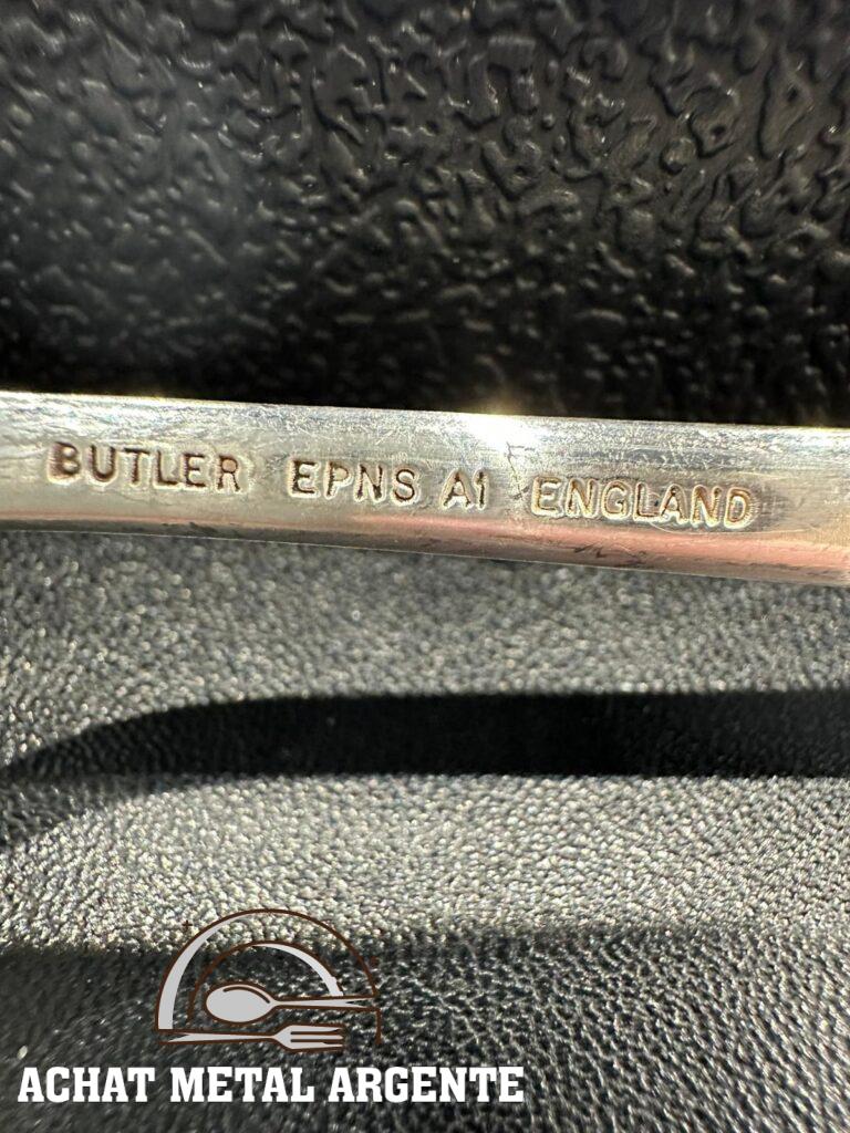 Marquage Butler EPNS A1 England : comprendre ce poinçon en métal argenté